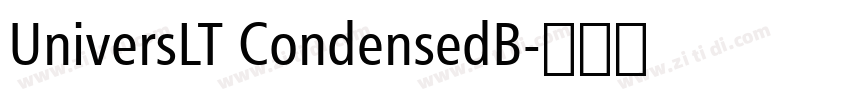 UniversLT CondensedB字体转换